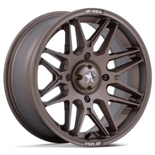 Assassinator Mud Tires 28x8-14 on MSA M52 Radar Matte Bronze Wheels